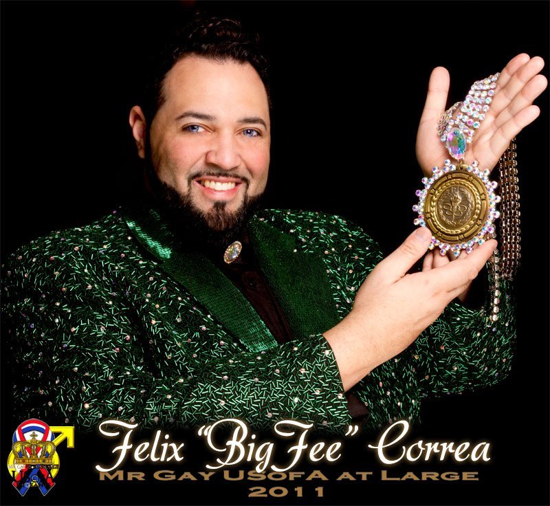 Felix "Big Fee" Correa Mr Gay USofA At Large 2011