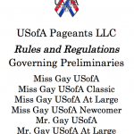 Rules & Regulations Governing Preliminaries