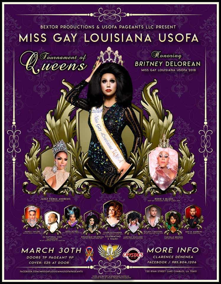 Miss Gay Louisiana USofA 2019 #usofapageants