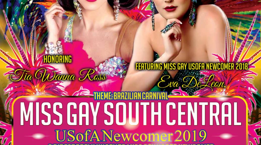 Miss Gay South Central USofA Newcomer 2019