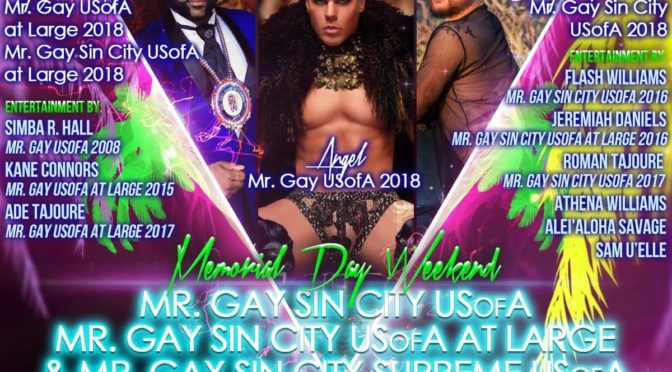 Mr Gay Sin City USofA 2019 Triple Crowning