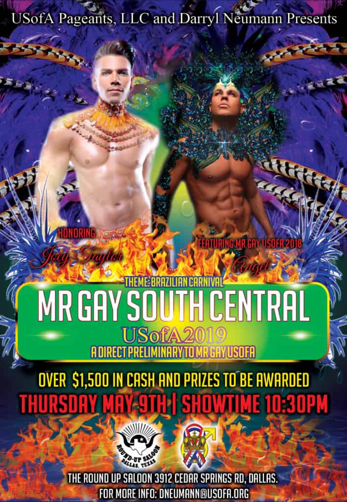 Mr Gay South Central USofA 2019