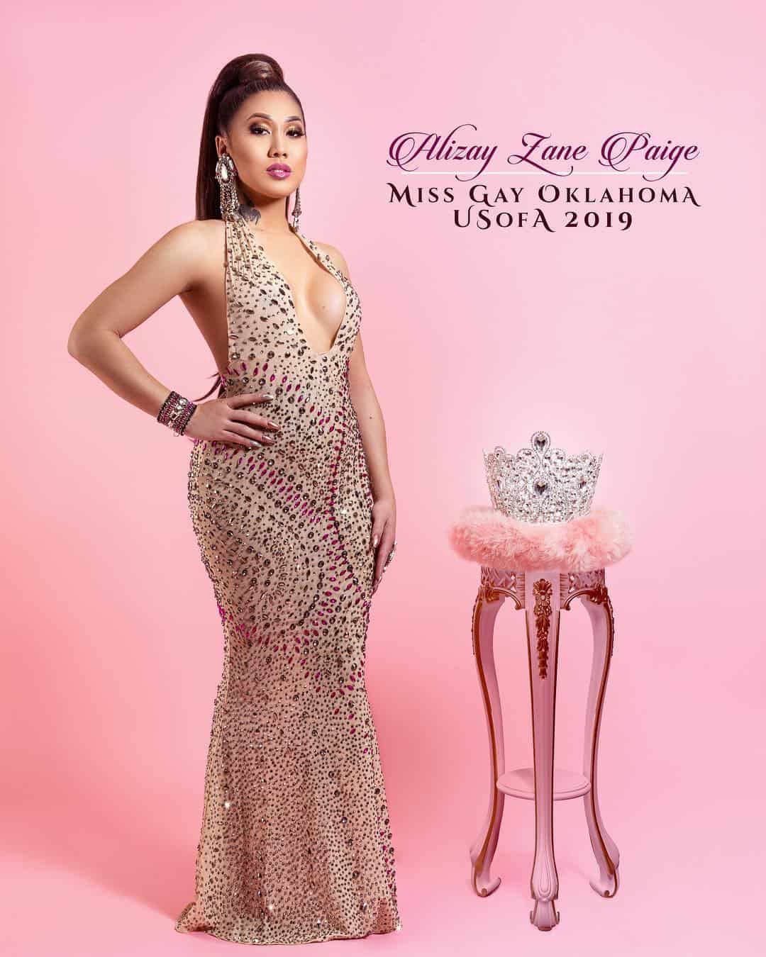 Alizay Lane Paige Miss Gay Oklahoma USofA 2019